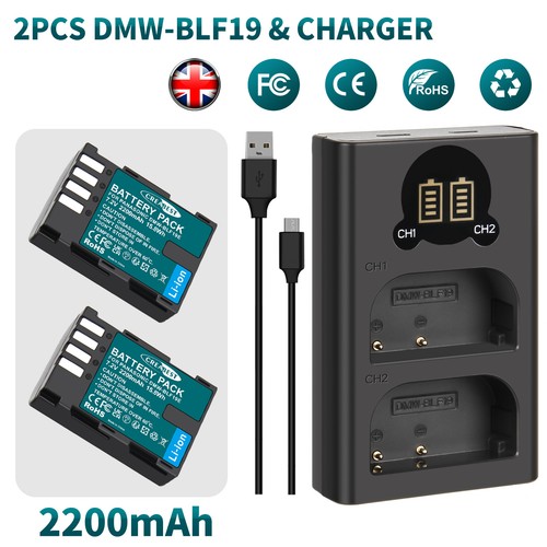 Batteria dmw blf19 per - 2x,