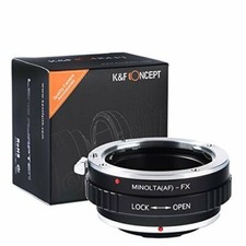 Adattatore K&F Concept per Minolta (AF) Sony attacco Alpha AF a fotocamera Fujifilm X FX