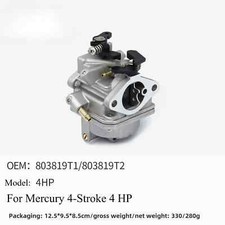 803819T2 803819T1 Carburatore Motore Fuoribordo Barca per Mercury 4 Tempi 4HP