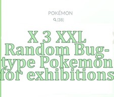 X 3 XXL Random Bug-type per