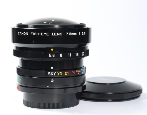 Canon fish eye lens - lens, /