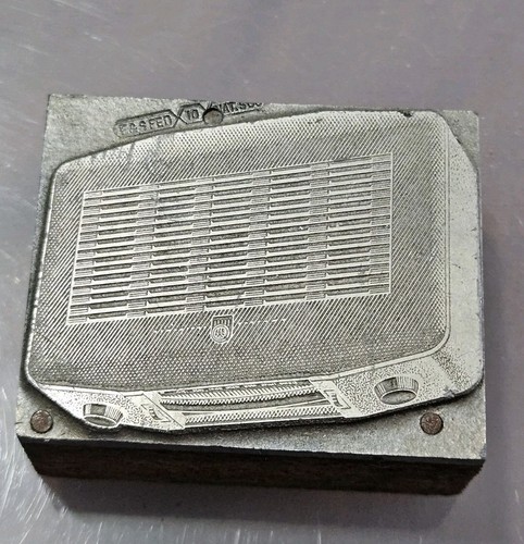 Blocco stampa vintage - , in