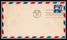 US FDC # UC33 7c Jet