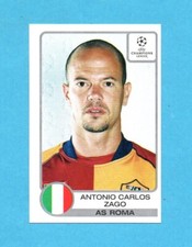 PANINI CHAMPIONS 2001-2002 Figurina n. 23- ZAGO -ROMA-NEW VELINA
