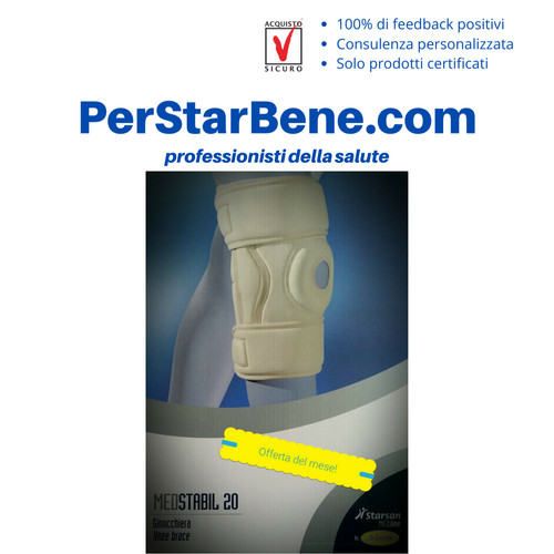 Ginocchiera tutore medstabil - ginocchiera,
