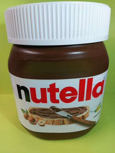 Nutella pouf barattolo - nutella,