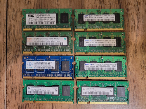 Pezzi 512 pc2 laptop - 8, mb