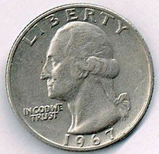 États-Unis. ¼ dollar