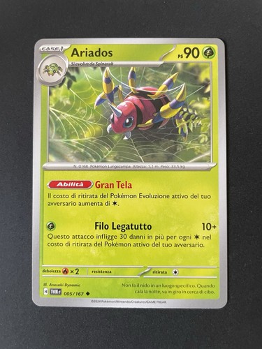 Pokémon ariados twm 005 167 - pokémon, 005/167