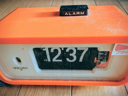 Raro seiko retro flip clock - seiko,