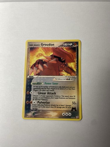 Team magma groudon 95 - team, ex