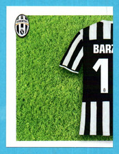 JUVENTUS 2013/2014-FOOTPRINT 2013-Figurina n. 194-Barzagli maglia 15-NUOVA/NEW