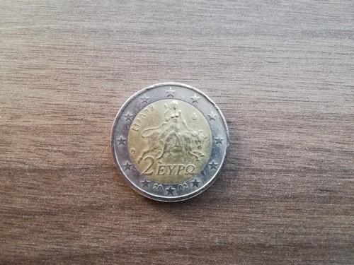 Moneta euro grecia 2002 - moneta,