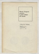 Monete d'argento straniere - I