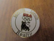 Spilla Olimpia Sponsor Olimpiadi Sponsor Merrill Lynch banca d'investimento Toro toro