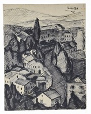 Disegno originale autografo di