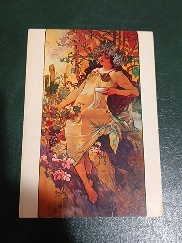 Cartolina alphonse mucha - -,