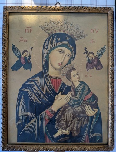 Antica icona madonna - antica, col