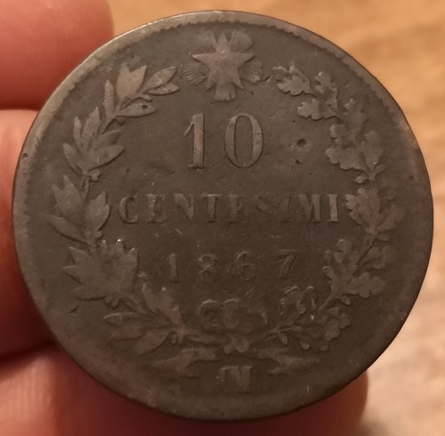 Moneta centesimi 1867 - moneta,