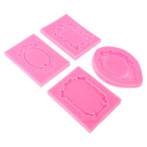 Pcs silicone fondant mould - 4,