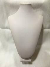 ESPOSITORE BUSTO DISPLAY PORTA COLLANA BIANCO 