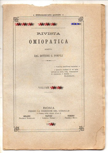 Pompili rivista omiopatica - pompili,