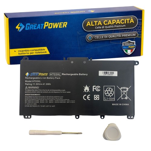 Batteria 3600 mah - per, hp