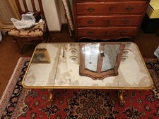 Tavolino da salotto in stile Barocco con specchi antichi