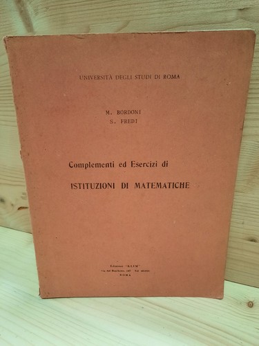 Bordoni fredi complementi ed - "bordoni/fredi",