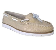 SAN MARINA scarpe donna Pelle mocassini barca Lauralie Met Or,col.oro Eu-36 €69
