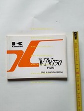 KAWASAKI VN 750 CUSTOM 1986 manuale uso originale moto italiano owner's manual