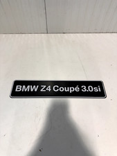 Copri targa BMW Z4 Coupè 3.0si