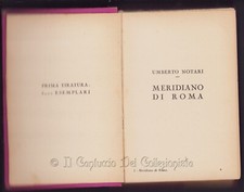 1929 Umberto Notari Meridiano di Roma. Saggio di economia pubblica