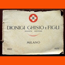 3-1932 COTONE IDROFILO Pieghevole Opuscolo pubblicitario d'epoca brochure poste