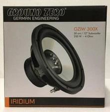Ground Zero GZIW 300x30cm cassa subwoofer 350W 4Ohm nuovo e confezione originale 
