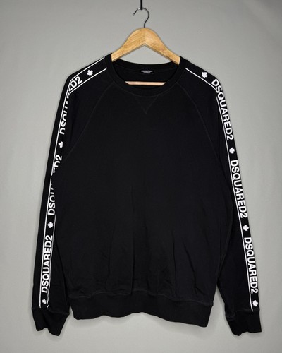 Dsquared2 felpa uomo - dsquared2, girocollo