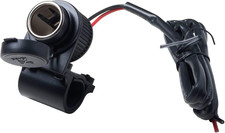 ACCMOTOSOCKET - Kit Alimentazione Moto - Presa Accendisigari Da Manubrio Attacco