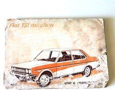 Libretto Manuale uso e