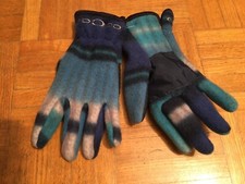 CACAO GUANTI PILE BAMBINO BAMBINA JUNIOR BLU/AZZURRO