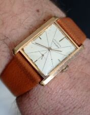 Antico orologio vintage ANCORA PL ORO CARRÉ CAL UNITAS meccanico funzionante 