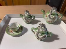 Porcellana giapponese, set da tè Satsuma, 13 pezzi