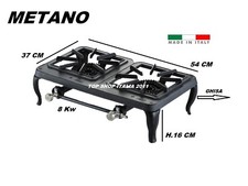 FORNELLONE GAS METANO 2 FUOCHI