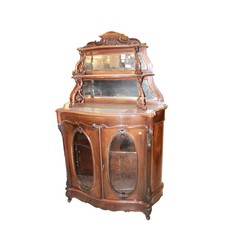 Gruppo di 4 sedie in Mogano