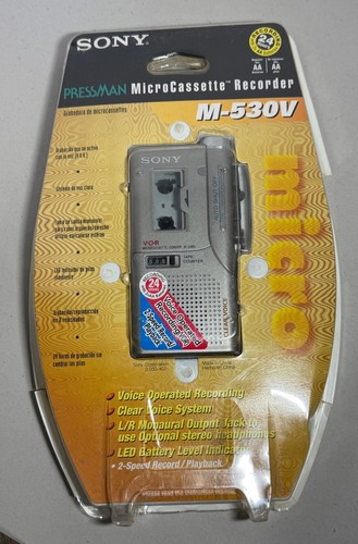 Sony pressman microcassette - sony,