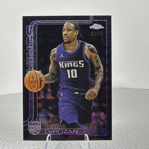 Demar derozan topps chrome - derozan,