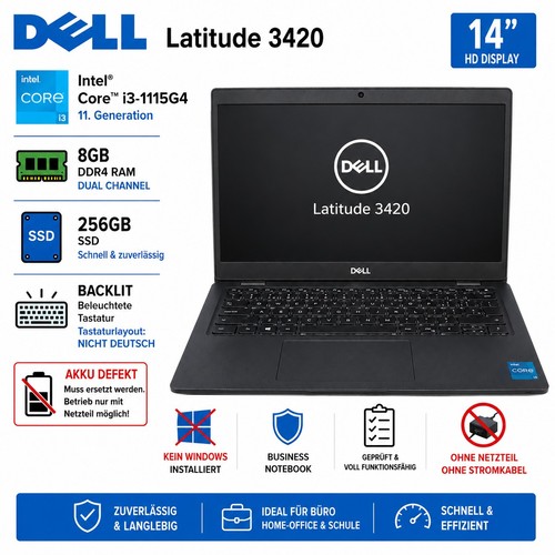 Notebook dell latitude 3420 - latitude,