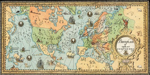 Mappa pittorica del luogo - , di