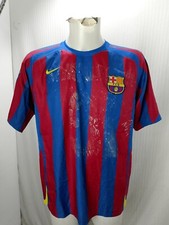 Articolo e2119 maglia Nike calcio Barcellona Ronaldinho, taglia M, le misure son
