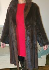 Pelliccia Visone marrone scuro Vintage Taglia L,  dark brown Mink Fur size L