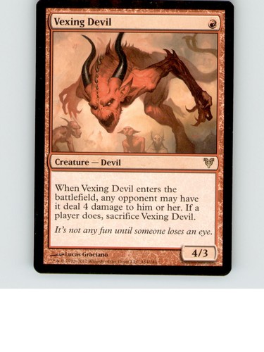 Vexing devil 164 rara avacyn - devil,
